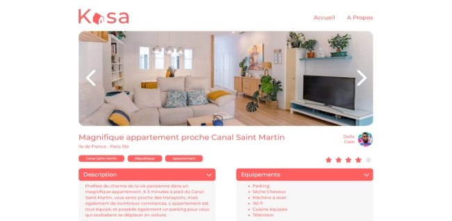 Site web de location immobilière Booki